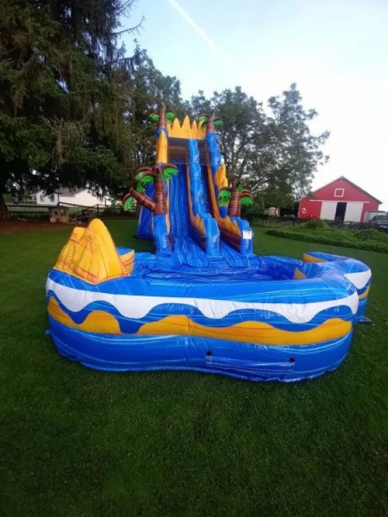 20 Foot Mega Oasis Waterslide ace inflatables Florence MS