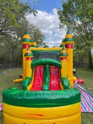 combo201 866648205 Fiesta Bounce House And Waterslide Combo