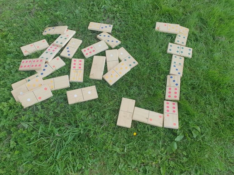 Giant Wooden Dominoes