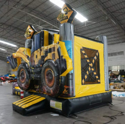 552961294 1324384879242348 5353340763890614827 n 1759900833 Excavator Bounce House Combo w/ Dry Slide