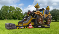 excavator bounce house20ace20inflatables 1759900833 Excavator Bounce House Combo w/ Dry Slide
