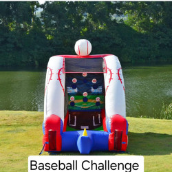 Inflatable baseball challenge