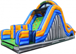 radical run  rock climb slide dual lane c