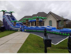 24 foot purple rain with slip n slide