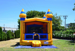 yellow rush bounce house