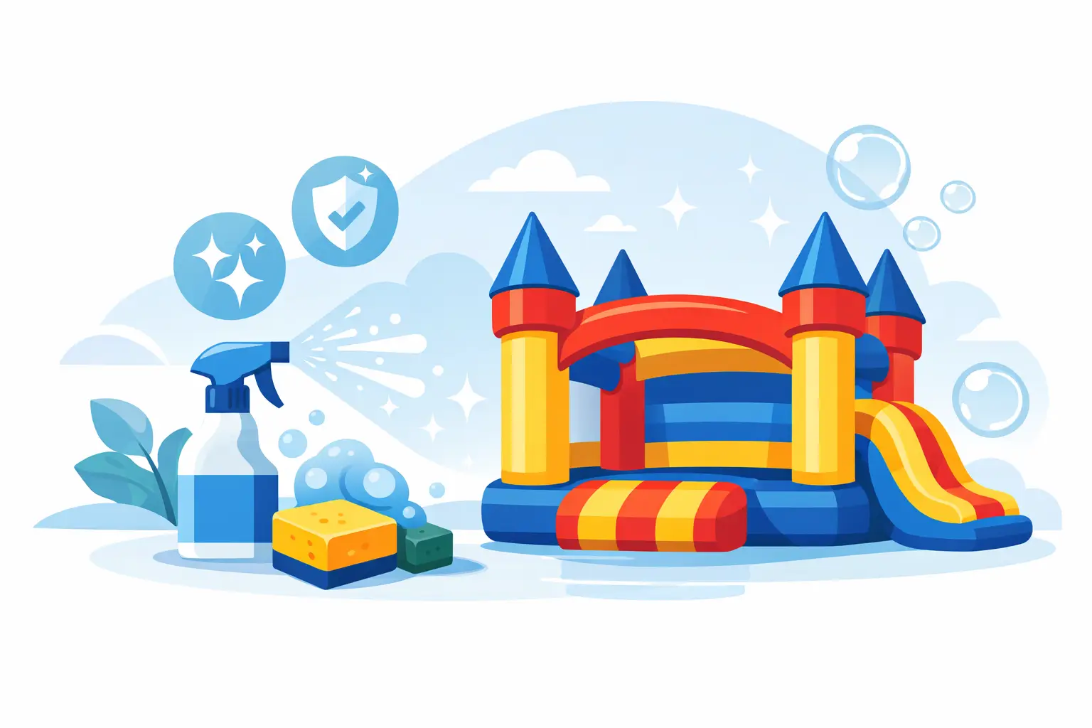 Why a Clean Sanitized Bounce House Rental Matters