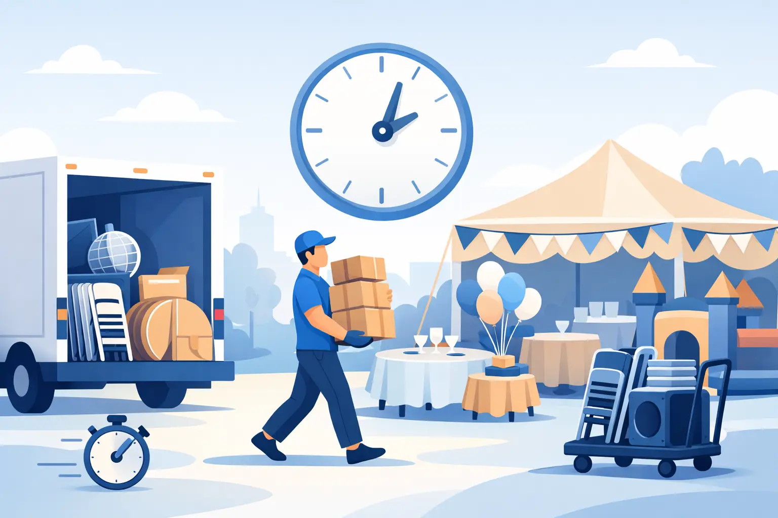 Why On Time Party Rental Delivery Matters