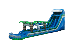 22 foot dual lane slide with slip n slide